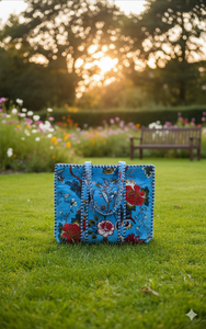 Le Souvenirs Lady Customized Fashion <b>Quilted</b> Velvet Reversible Spring <b>Summer</b> Vintage Bohemian Canvas Lining Zipper Lightweight - Product Image 3