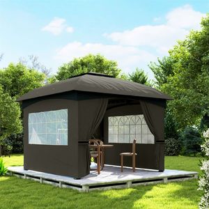 Pérgola, Gazebo y Pabellón para Exteriores Todo en Uno: ¡Disfrute del Aire Libre! - Product Image 1