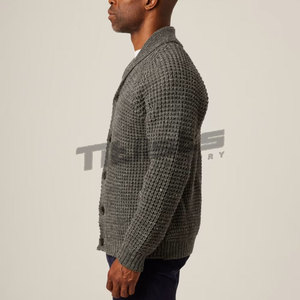 Soft Knit Men <b>Cardigans</b> With Elegant Front <b>Button</b> Design For Modern Casual Fashion Wear Men <b>Cardigans</b> - Product Image 2