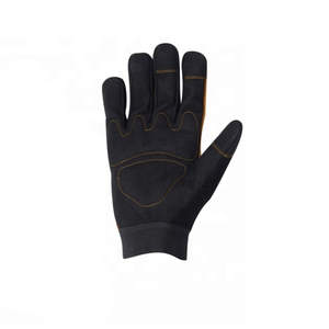 Mechanical Gloves Heat Fire Fighting TPR <b>Synthetic</b> <b>Leather</b> Lightweight Industrial Impact TPR Work Gloves In Solid Color - Product Image 3