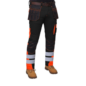 Pantalons de sécurité réfléchissants unisexes très vendus, imperméables, ignifuges, de haute qualité, pantalons de travail industriels à prix raisonnable - Product Image 3