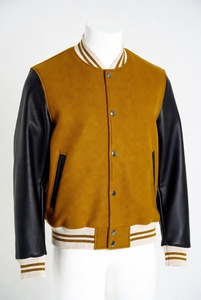 Blouson universitaire en laine pour homme de haute qualité, en toile enduite, décontracté, personnalisé, pour l'hiver, style baseball, séchage rapide, respirant, antibactérien, OEM - Product Image 6