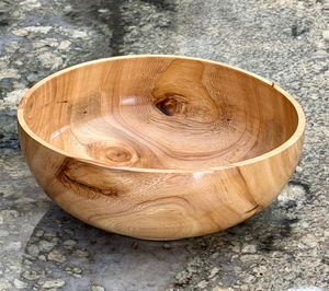 ชามสลัดไม้ทำมือคุณภาพพรีเมียม ทนทาน น้ำหนักเบา เป็นมิตรกับสิ่งแวดล้อม ผลิตในอินเดีย ปลอดภัยสำหรับเครื่องล้างจาน เหมาะสำหรับงานปาร์ตี้ เพิ่มความหรูหราให้กับคุณ - Product Image 1