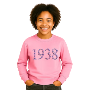 Sudadera Rosa para Niñas con Bordado 3D, Estilo Casual, Manga Larga, Cómoda para el Día a Día - Product Image 1