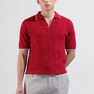 Chemises polo pour hommes, couleur unie, col rabattu personnalisé, entièrement respirantes et à séchage rapide - Product Image 4