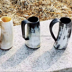 Handcrafted Viking Horn Mug Authentic Durable and Rustic <b>Drinkware</b> - Product Image 1
