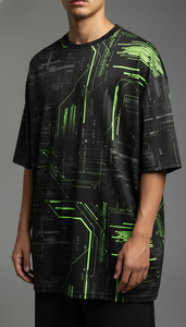 Camiseta Urbana de Moda, Sublimada, Holgada, Informal, para Hombre, Estilo Popular - Product Image 6