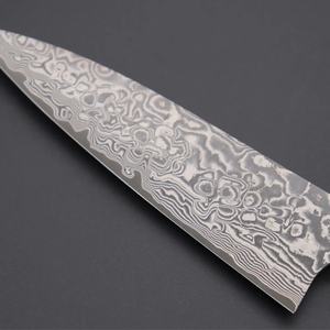 Couteau de chef artisanal en acier Damas de 13 pouces, fabriqué sur mesure par Ahmad Fabric, avec étui en cuir, manche élégant, personnalisable - Product Image 4