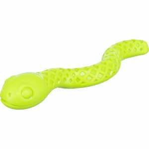 Juguete Interactivo y de Movimiento para Mascotas, Serpiente Verde de 27 cm - Product Image 1
