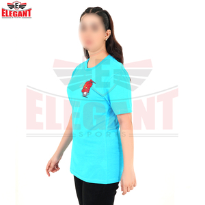 T-shirts pour femmes respirants, coupe classique, imprimés en coton, nouveau produit personnalisé, bonne qualité, service OEM, dernier design - Product Image 2