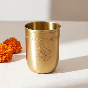 Verres à shot en laiton pur de haute qualité, design attrayant, dernières nouveautés en matière de verrerie. - Product Image 5