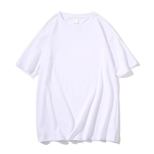 T-shirt en coton 230g avec logo personnalisé, vêtements de sport pour hommes, course à pied et gym, t-shirt décontracté surdimensionné pour hommes - Product Image 1