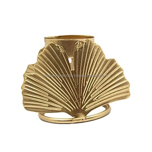 Portavelas de Metal chapado en oro personalizado más vendido para decoración de mesa de comedor para fiesta de boda disponible en varios estilos - Product Image 4