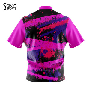 Men <b>Bowling</b> Jersey Darts Club Sublimation Printed Shirt Durable OEM Manufacture Coolest Jersey - Product Image 4