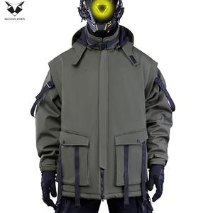 Ropa de Calle Otoñal Verde Oliva, Multibolsillos, Cortavientos, Impermeable, Ligera, Transpirable, de Alto Rendimiento, Buena Calidad, Única - Product Image 2