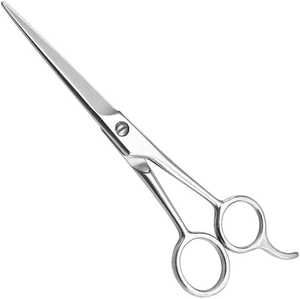 Tijeras Profesionales para Cortar Cabello OEM de 6.0 Pulgadas |   Tijeras de Barbero Offset Negras Doradas |   Acero Inoxidable Japonés |   Directo de Fábrica - Product Image 1