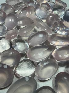 Wholesale Natural Rose Quartz Faceted Loose Gemstone Pink <b>Colour</b> - Product Image 5