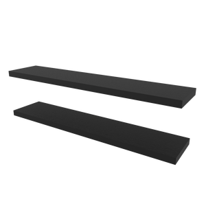 Lyle nero ripiano galleggiante per il soggiorno a parete e scaffali di visualizzazione - Product Image 6