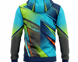 Bulk Order Customised Garment Dyed Sublimation Zipped Hoodies for Schools Teams & Corporate Events-Wolson Industry WI-SH-00077 - Product Image 5