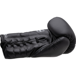 Wholesale Price Twins Muay Thai BGLL Black Leather Lace Up Kick Boxing <b>Gloves</b> - Product Image 6