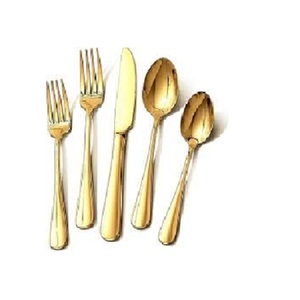 Ensemble de couverts de fête en acier inoxydable 304 de qualité supérieure, luxe, simplicité moderne, écologique, durable, finition miroir, couteau, fourchette, cuillère - Product Image 1