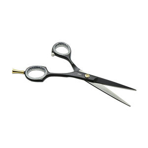 Ciseaux de coiffure professionnels de 5,5 pouces, lame de rasoir, acier inoxydable tranchant, repose-doigts amovible, salon, domicile - Product Image 1