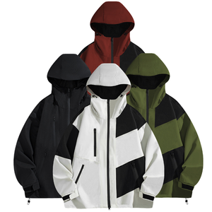 Chaqueta Cortavientos Adidas Techwear para Hombre, Impermeable, con Capucha, Estilo Urbano, Diseño Color Block, Táctica y Resistente al Viento - Product Image 1
