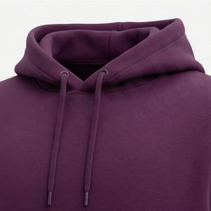 Sweat-shirt à capuche en coton, grande taille, molleton bouclette 500 g/m², tricoté uni, personnalisable avec impression et broderie, collection Printemps, haut de gamme épais - Product Image 4