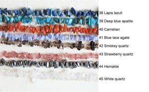 Anillos de Oro Trenzado con Múltiples Piedras - Anillos Apilables con Gemas Naturales Pulimentadas - Conjunto de Joyería Boho Minimalista con Cristales - Product Image 3