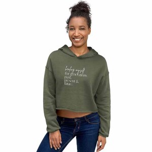 Nouveau design 2026 – Sweat à capuche imprimé pour femme, col rond, manches longues, ourlet brut, coupe tendance - Product Image 3