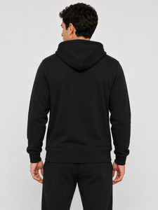 Mens zipper <b>hoodie</b> crafted with soft breathable fabric offering comfort warmth and a modern fit for daily casual streetwear use - Product Image 2