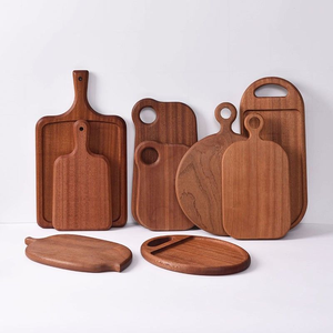 Ensemble de planches à découper en bois d'acacia avec poignée, planche à découper en bois massif, qualité alimentaire, respectueux de l'environnement, fournisseur OEM - Product Image 2