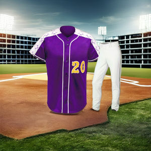 Camiseta de béisbol cómoda de alta calidad, ropa deportiva para jóvenes, uniformes de diseño personalizado, varios colores, el mejor estilo liso, peso ligero - Product Image 3