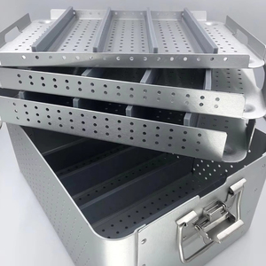 Autoclavable Manual Aluminum <b>Surgical</b> <b>Instrument</b> Sterilization Box Medical-Grade Container for Hospitals and Clinics - Product Image 4
