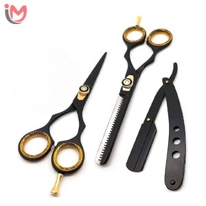Kit de coupe de cheveux professionnel en acier inoxydable pour salon de coiffure, soins personnels, design écologique réutilisable, emballage en boîte cadeau, OEM - Product Image 2