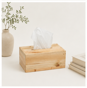 Caja de pañuelos de bambú ecológica al por mayor, soporte de almacenamiento de madera para decoración del hogar, oficina y hotel, moderna, minimalista, rectangular - Product Image 4