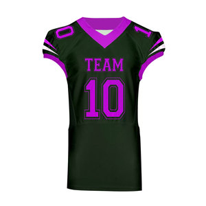 เสื้อฟุตบอลอเมริกันแบบสั่งทำพิเศษสำหรับผู้ชาย คุณภาพพรีเมียม ดีไซน์ตามสั่ง พิมพ์ลายแบบ Sublimation เต็มตัว - Product Image 6