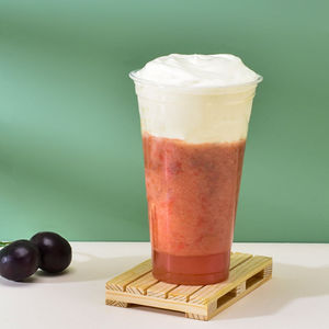 Wholesale 12oz 16oz Clear Party Takeaway Dessert PET Clear Bubble <b>Plastic</b> <b>Cup</b> Yogurt Smoothie <b>Cups</b> With Lid - Product Image 2