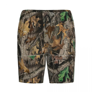 Pantalones Cortos de Caza para Hombre, Personalizados, MOQ Bajo, Transpirables, con Estampado de Camuflaje Selva, de Poliéster, con Múltiples Bolsillos, para Verano - Product Image 4