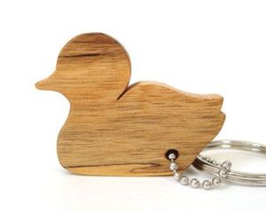 Porte-clés en bois personnalisés en gros avec impression de logo pour la publicité promotionnelle et les articles promotionnels d'événements - Product Image 2
