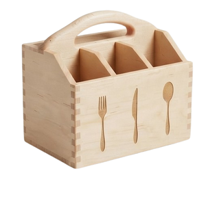 Home <b>Storage</b> Organizers Kitchenware Wooden Caddy Wooden <b>Storage</b> <b>Units</b> Shelves <b>Storage</b> Caddy - Product Image 4