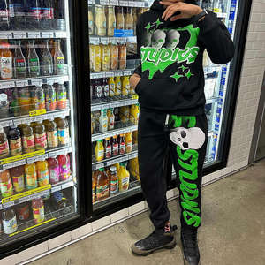 Trajes Deportivos para Hombre, Diseño Moderno, Precio al por Mayor 2025, Teñido Liso, Transpirable, Corte Ajustado - Product Image 5