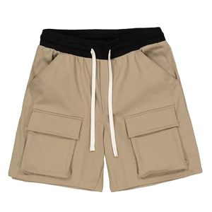 Shorts en coton éponge pour hommes, qualité supérieure, blancs, pour la détente, fabrication OEM ODM, vente en gros, pour hommes - Product Image 1