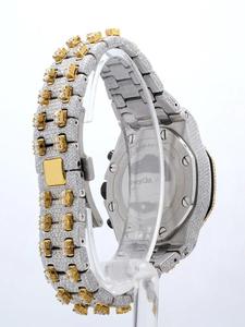 Reloj Mecánico Unisex de Lujo Estilo Hip Hop Vintage con Diamantes Redondos, Suministro Directo de Fábrica, en Venta desde India - Product Image 4