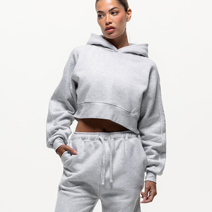 Sudadera con Capucha de Lujo para Mujer, Personalizada con Logotipo, Ligera, Informal, Deportiva, de Alta Calidad, para Invierno, Talla Grande - Product Image 3