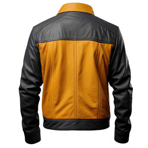 SALVA <b>LEATHER</b> Men's Red <b>Leather</b> Satin Breathable Summer Casual Workwear <b>Shirt</b> Long Sleeve Button-Up Turn-Down Collar Chest - Product Image 6