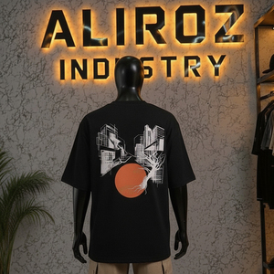 Custom Design Summer Men's T-Shirts Plus Size Best Quality Drop Shoulder Black Color Tee Shirt Oversize - Product Image 3