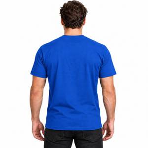 HASE CRAFT SPORTS Herren Blaues Kurzarm-T-Shirt mit Rundhalsausschnitt, Locker Geschnitten, Umweltfreundlicher Oxford-Stoff, 100% Baumwolle, Lässiges T-Shirt - Product Image 2