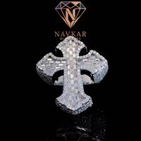 Bague Hip Hop en Moissanite Diamantée, Bijou Tendance au Design Audacieux pour Hommes et Femmes, Idéale pour les Fêtes, Disponible à la Vente – Exportateur Indien