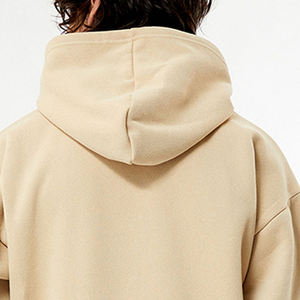 Sweat-shirt à capuche oversize pour homme, manches raglan, en molleton, design patchwork, vêtements d'automne - Product Image 5
